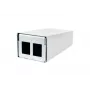 METZ CONNECT 130861-0202KE Glasfaser-Wandanschlussdose LC-Duplex OM4 2-Port Weiß