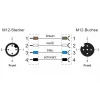 METZ CONNECT Netzwerkkabel M12 (4-Pin)