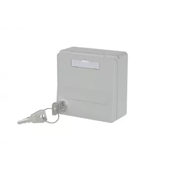 METZ CONNECT 1309471003KI Modul-Unterputzgehäuse mit Klappdeckel und Schloss Grau (1309471003KI)