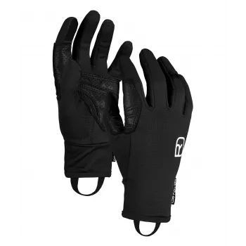Ortovox Fleece Light Gloves - Black Raven, Größe L