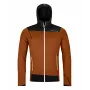 Ortovox Fleece Light Hooded Sweatshirt - Herren, athletische Passform, Merinowollmischung
