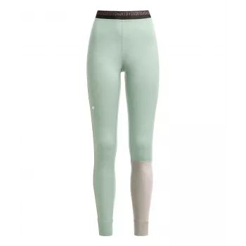 Ortovox 185 Rock N Wool Long Pants Damen Funktionsunterhose - Green Acid, Größe M