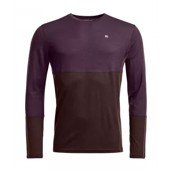 Ortovox 185 Rock N Wool Long Sleeve - Dark Wild Berry, Größe S