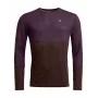 Ortovox 185 Rock N Wool Long Sleeve - Dark Wild Berry, Größe L