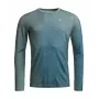 Ortovox 185 Rock'N'Wool Print LS Base Layer - AOP Green Sage, Größe M
