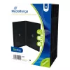 MEDIARANGE Retail Pack DVD Case Double - DVD Video Box - Kapazität: 2 CD/DVD - Schwarz (5er-Pack)