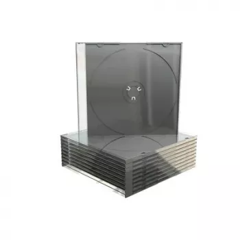 MEDIARANGE BOX21-M Schmuckhülle - 1 Disc - Schwarz - Transparent - Kunststoff - 120 mm - 140 mm