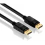 PureLink PureInstall DisplayPort Kabel 7,5m - DisplayPort 1.2 4K 60Hz - Vergoldete Stecker - Schwarz