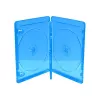 MEDIARANGE BOX38-4-30 Jewelry Box - 4 Discs - Blau - Transparent - Kunststoff - 120 mm - Staubgeschützt - Kratzfest