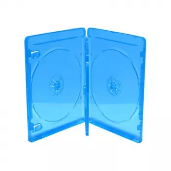 MEDIARANGE BOX38-4-30 Jewelry Box - 4 Discs - Blau - Transparent - Kunststoff - 120 mm - Staubgeschützt - Kratzfest