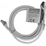 IT-BUDGET Full Copper Premium Patchkabel - Flex AWG 26 - Cat.8.1 - 2000 MHz - halogenfrei - PoE+ - 40 Gbit - Weiß - 3 m (90ITBFLEX81PK3W)