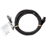 IT-BUDGET Full Copper Premium Patchkabel - Flex AWG 26 - Cat.8.1 - 2000 MHz - halogenfrei - PoE+ - 40 Gbit - Schwarz - 2 m (90ITBFLEX81PK2S)