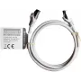 IT-BUDGET Full Copper Premium Patchkabel - Flex AWG 26 - Cat.8.1 - 2000 MHz - halogenfrei - PoE+ - 40 GBit - Grau - 1,5 m (90ITBFLEX81PK15G)
