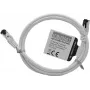 IT-BUDGET Full Copper Premium Patchkabel - Flex AWG 26 - Cat.8.1 - 2000 MHz - halogenfrei - PoE+ - 40 GBit - Weiß - 1 m (90ITBFLEX81PK1W)