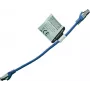 IT-BUDGET Full Copper Premium Patchkabel - Flex AWG 26 - Cat.8.1 - 2000 MHz - Halogenfrei - PoE+ - 40 Gbit - Blau - 0,5 m