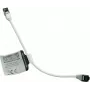 IT-BUDGET Full Copper Premium Patchkabel - Slim AWG 28 - Cat.8.1 - 2000 MHz - halogenfrei - PoE+ - 40 Gbit - Weiß - 0,50 m