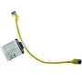 IT-BUDGET Full Copper Premium Patchkabel - Slim AWG 28 - Cat.8.1 - 2000 MHz - halogenfrei - PoE+ - 40 Gbit - Gelb - 0,50 m
