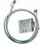 IT-BUDGET Full Copper Premium Patchkabel - Slim AWG 28 - Cat.8.1 - 2000 MHz - Halogenfrei - PoE+ - 40 Gbit - Grau - 1 m
