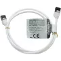 IT-BUDGET Full Copper Premium Patchkabel - Slim AWG 28 - Cat.8.1 - 2000 MHz - Halogenfrei - PoE+ - 40 Gbit - Weiß - 1 m (90ITBSLIM81PK1W)