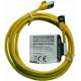 IT-BUDGET Full Copper Premium Patchkabel - Slim AWG 28 - Cat.8.1 - 2000 MHz - Halogenfrei - PoE+ - 40 Gbit - Gelb - 3 m (90ITBSLIM81PK3Y)