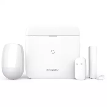 INKOVIDEO INKO-PRO-KIT 4-Kanal NVR Überwachungsset mit 4x 4MP IP-Kameras, 2TB HDD, PoE, Nachtsicht, IP66