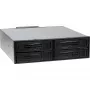 Inter-Tech IPC ST-5244 4-Bay 2,5 inch SATA/SAS Hot-Swap Mobile Rack für 5,25 inch Bay, Schwarz