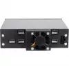 Inter-Tech IPC ST-5244 4-Bay 2,5 inch SATA/SAS Hot-Swap Mobile Rack für 5,25 inch Bay, Schwarz