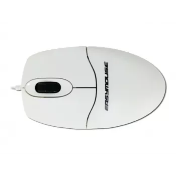 GETT GCQ EasyMouse Ergonomische Kabelmaus - Beidhändig - Optisch - 800 DPI - Schwarz
