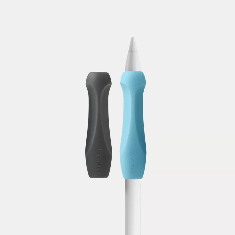Paperlike Pencil Grips V2, Grau/Blau, 2er-Pack