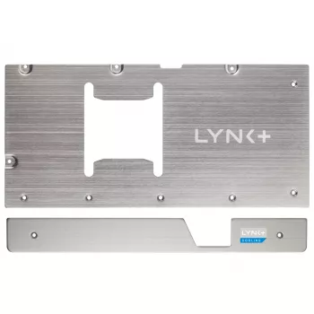 LYNK+ 5090 Plate Kit Zotac Silver - GPU Backplate für RTX 5090 Modding