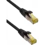 IT-BUDGET Full Copper Premium Patchkabel - Super Flex TPE - Cat.6A - mit Cat.7 Rohkabel - 600 MHz - halogenfrei - PoE+ - 10 GBit - Schwarz - 1,5 m