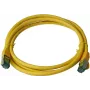 IT-BUDGET Full Copper Premium Patchkabel Cat.6A 500 MHz LSZH PoE+ AWG 26/7 Gelb 0,25 m
