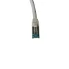 IT-BUDGET Full Copper Premium Patch Cable - Cat.6A - 500 MHz - Halogen-Free - PoE+ - AWG 26/7 - Grey - 0,50 m