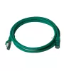 IT-BUDGET Full Copper Premium Patchkabel Cat.6A 500 MHz LSZH PoE+ AWG 26/7 Grün 1,5 m