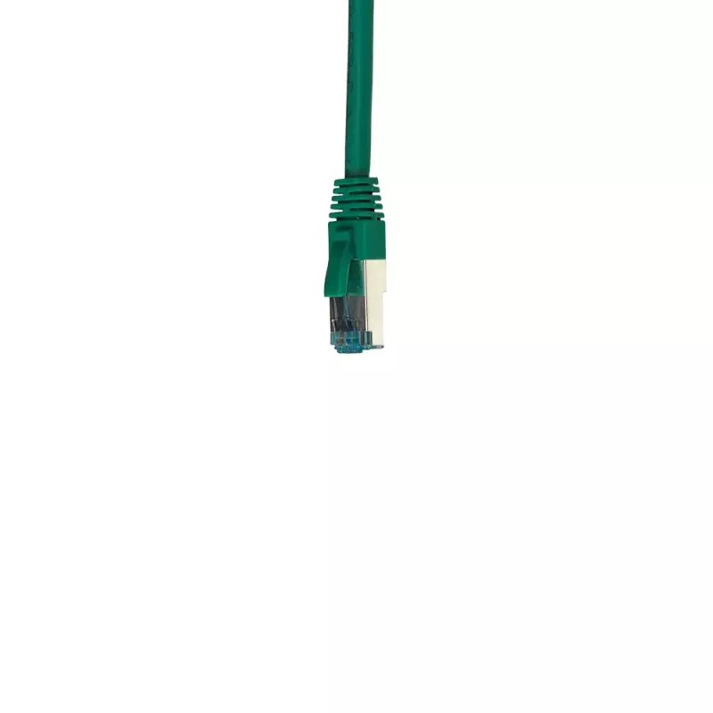 IT-BUDGET Full Copper Premium Patchkabel Cat.6A 500 MHz LSZH PoE+ AWG 26/7 Grün 1,5 m