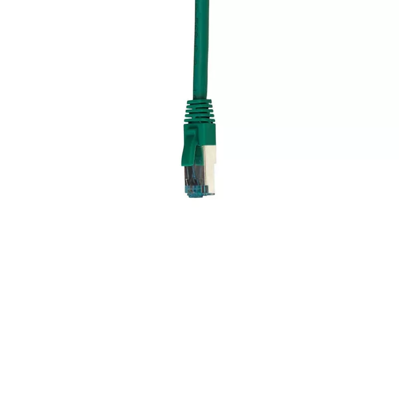 IT-BUDGET Full Copper Premium Patchkabel Cat.6A 500 MHz LSZH PoE+ AWG 26/7 Grün 1,5 m