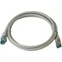 IT-BUDGET Full Copper Premium Patchkabel - Cat.6A - 500 MHz - halogenfrei - PoE+ - AWG 26/7 - Grau - 20 m