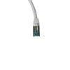 IT-BUDGET Full Copper Premium Patchkabel - Cat.6A - 500 MHz - halogenfrei - PoE+ - AWG 26/7 - Weiß - 20 m