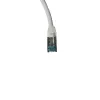 IT-BUDGET Full Copper Premium Patchkabel - Cat.6A - 500 MHz - halogenfrei - PoE+ - AWG 26/7 - Weiß - 20 m