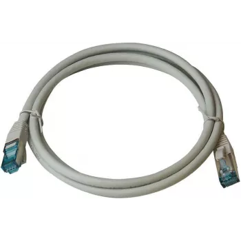 IT-BUDGET Full Copper Premium Patchkabel - Cat.6A - 500 MHz - halogenfrei - PoE+ - AWG 26/7 - grau - 25 m