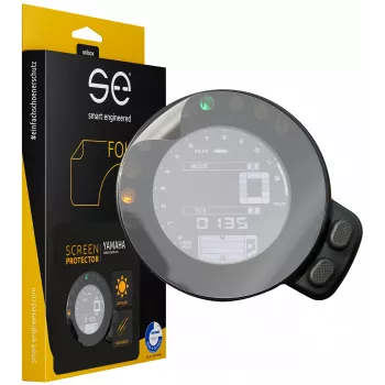 smart.engineered SE-DCP-2-0102-0072-1-M Display-Schutzfolie für Yamaha XSR900 / XSR700 2015+ Cockpit - Transparent - 2 Stück