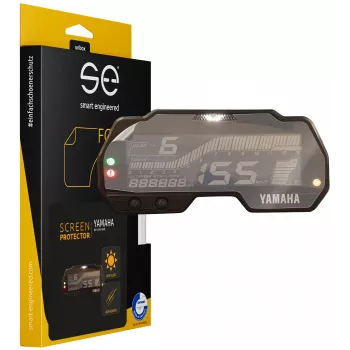 smart.engineered SE-DCP-2-0102-0075-1-M Display-Schutzfolie für Motorrad-Monochrom-Displays - Transparent - 2er-Pack