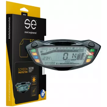 smart.engineered SE-DCP-2-0102-0091-1-M Displayschutzfolie für Suzuki GSX-S750 (2017+), GSX-S1000 (2016+), SV650 (2016+) Motorradcockpit - Transparent