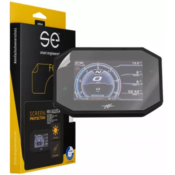 smart.engineered SE-DCP-2-0102-0110-1-M Display-Schutzfolie für Motorrad - Transparent - 2er-Pack