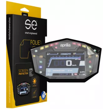 smart.engineered SE-DCP-2-0102-0117-1-M Motorrad Display-Schutzfolie Transparent Klar 2er-Pack