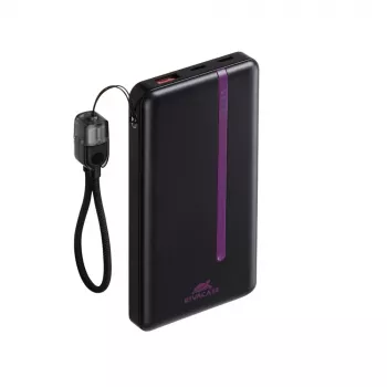 RIVACASE VA2311 Power Bank 10000 mAh 22,5W Schwarz