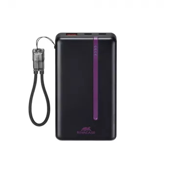 RIVACASE VA2311 Power Bank 10000 mAh 22,5W Schwarz