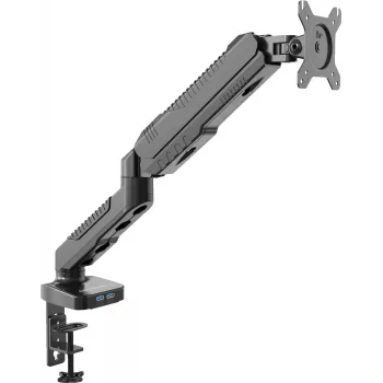 Rockstable RS-MM006 Advanced Single Monitor Mount - Klemme/Durchführung - 6,5 kg - 15-27 Zoll - VESA 100x100 mm - Schwarz