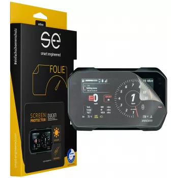 smart.engineered SE-DCP-2-0102-0193-1-M Display-Schutzfolie für Motorrad-Displays - Transparent - TPU - Kratz- und stoßfest - Selbstheilend - Oleophobe Beschichtung