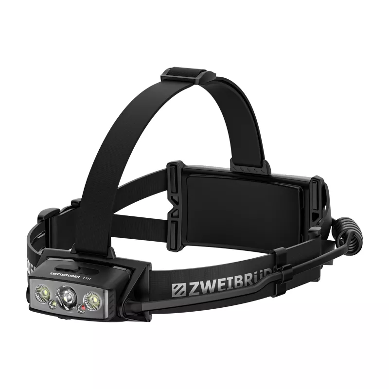 Zweibrüder ZB11H LED wiederaufladbare Stirnlampe 2500 Lumen USB-C